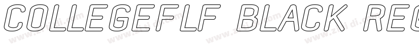 CollegeFLF Black Reg字体转换